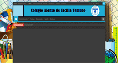 Desktop Screenshot of alonsodeercilla-temuco.cl